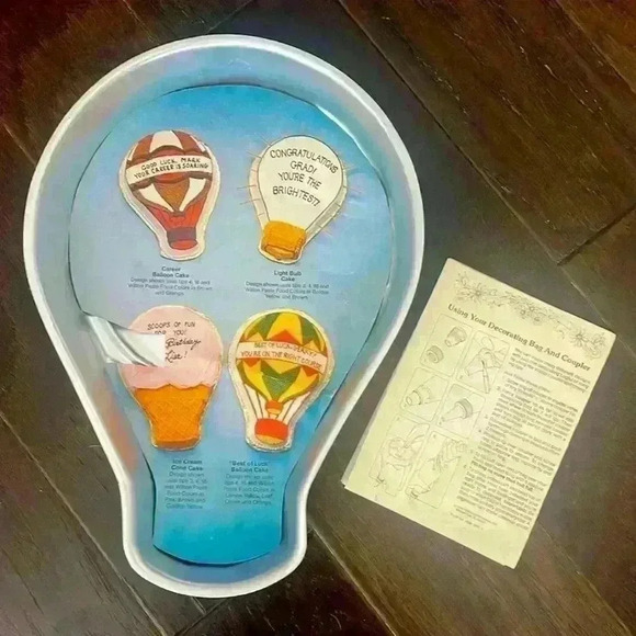 Vintage 1982 WILTON ALUMINUM HOT AIR BALLOON CAKE PAN Retired - Picture 2 of 5